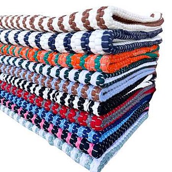 Tapete Artesanal em Malha 50x70 cm – Cores Sortidas