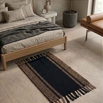 Tapete Artesanal 50x80 cm – KIT 2 unidades (Cores Sortidas)