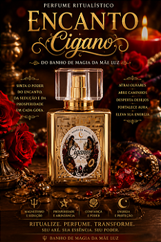 Encanto Cigano Perfume Ritualístico