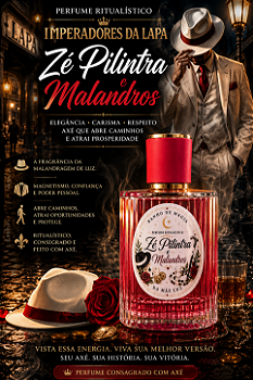 Imperadores da Lapa Zé Pilintra e Malandros Perfume Ritualístico
