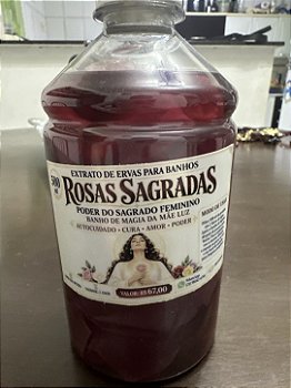 Extrato de Rosas Sagradas para Banhos Ritualísticos