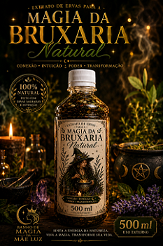 Extrato de Ervas Magia Da Bruxaria Natural