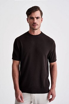 Camiseta Tricot Texturizada