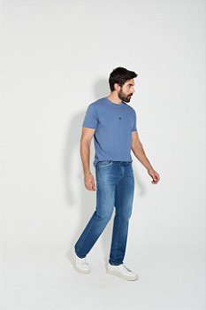Calça Jeans Reta