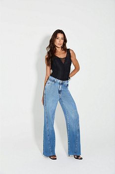 Calça Wide Leg Hot Pants