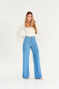 Calça Wide Leg