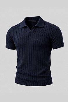 Polo Tricot Bali - Marinho