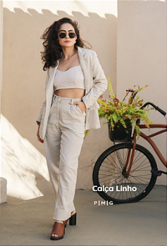 Calça de Linho Feminina