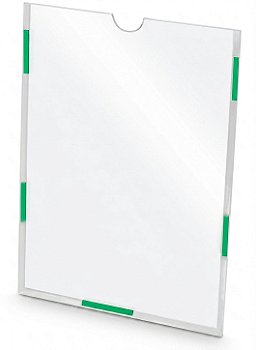 Quadro de aviso acrilico A4 30x21cm Dupla Face