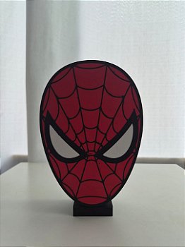 Luminária 3D do Homem-Aranha Personalizada – Com LED