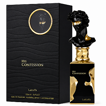 His Confession Lattafa Masculino 100 ml