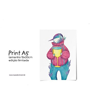 Print A5 - Às de copas