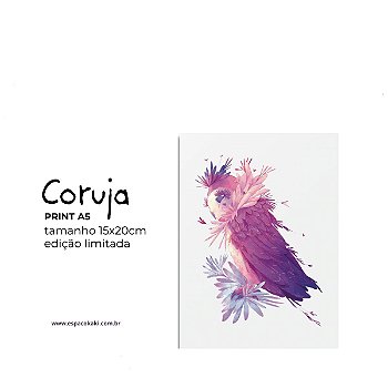 Print A5 - Coruja