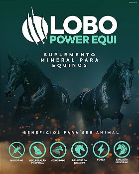 Lobo Power Equi Suplemento Mineral para Equinos 6kg
