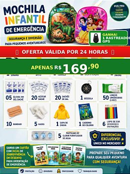 Mochila de Emergência Infantil
