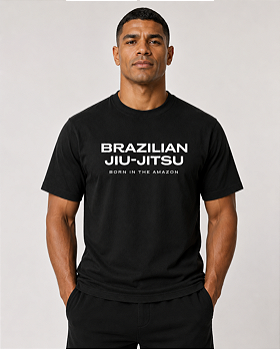 Camiseta Masculina BJJ – Born in the Amazon