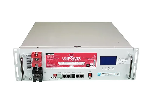 Bateria de Lítio Unipower 48V 100Ah 4,8kWh LiFePO4 para Energia Solar e Telecom