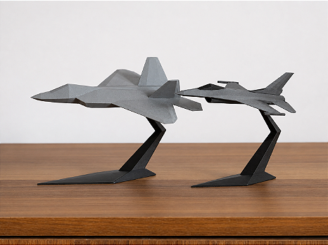 Miniatura Minimalista Caça F-16