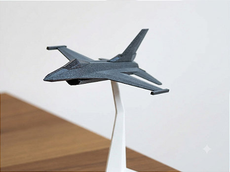 Miniatura Minimalista Caça F-16