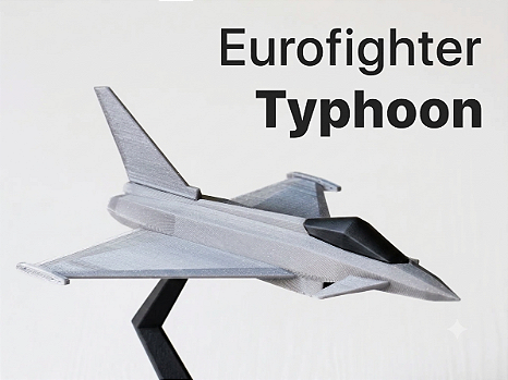 Miniatura Minimalista Eurofighter Typhoon
