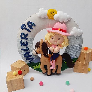 Guirlanda de Feltro Personalizada