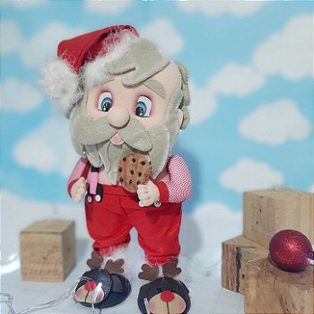 Papai Noel Decorativo de Feltro