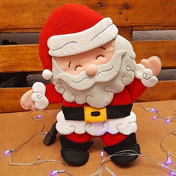Enfeite de Porta Papai Noel