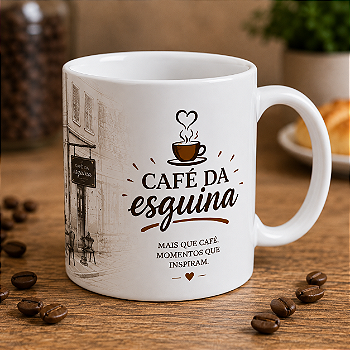Caneca Café da Esquina Exclusivo