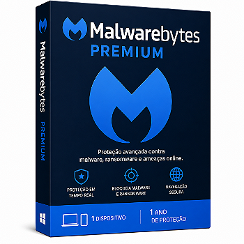 Malwarebytes Premium 1 Dispositivo 1 Ano