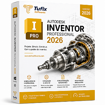 Autodesk Inventor Professional 2026 | Licença Anual 12 Meses | CAD 3D