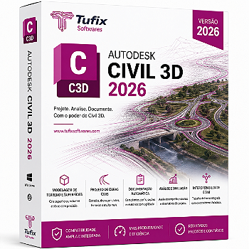Autodesk Civil 3D 2026 | Licença Anual 12 Meses | Software de Engenharia