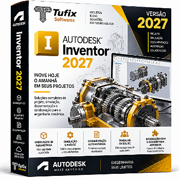 Autodesk Inventor 2027 | Licença Anual 12 Meses | CAD 3D