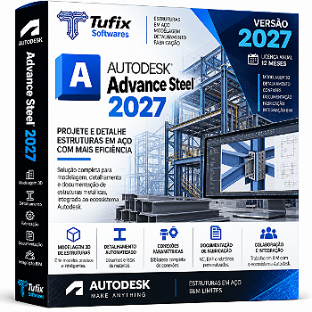 Autodesk Advance Steel 2027 | Estruturas de Aço e BIM