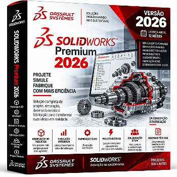 SOLIDWORKS Premium 2026 | CAD 3D Profissional para Engenharia