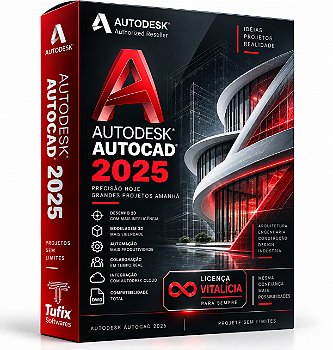 Autodesk AutoCAD 2025 | Licença Vitalícia | CAD 2D e 3D