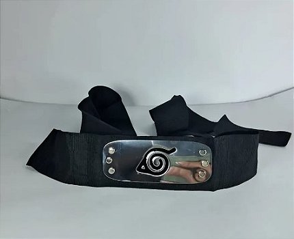 Faixa Ninja Naruto Aldeia da Folha Preta