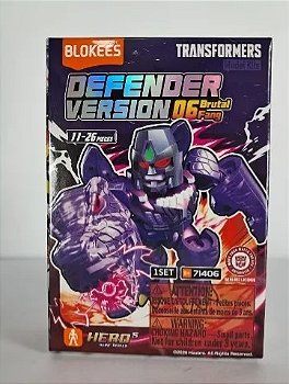 Blokee Caixa Surpresa Transformers Defender Version 06