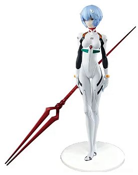 Figure Rei Ayanami com Lança Longinus Neon Genesis Evangelion