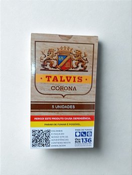 Charuto Talvis Chocolate com 5 Unidades