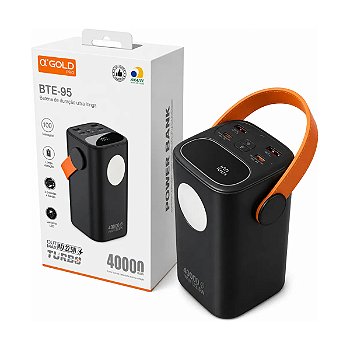 Power Bank Carregador Portátil A Gold BTE-95 40000mAh Turbo