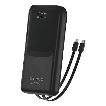 Carregador Portátil A’Gold Pro BTE-41 20000mah Turbo 22,5w Powerbank Universal