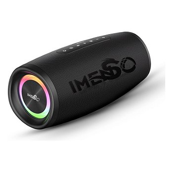 Caixa de Som Imenso X23D 100W Bluetooth Extra Bass IPX6 com LED RGB