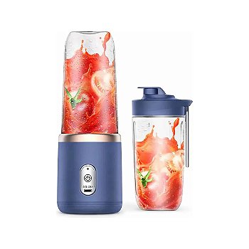 Mini Liquidificador Portátil Oásis 2 Copos Mixer Elêtrico Batedor Sheikeira OIH-2500