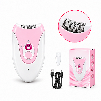 Depilador Elétrico Recarregável com Luz LED Daling SoftGlow DL-6032