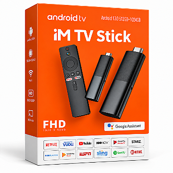 IM TV Stick Android Tv Box Full Hd Streaming Conversor WIFI