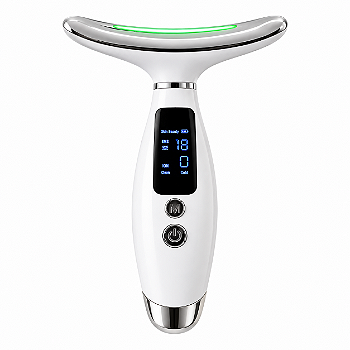 Massageador Facial E Pescoço Kapbom KA-2464 Com LED