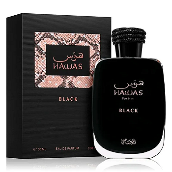 Perfume Hawas Black Masculino Eau de Parfum 100ml