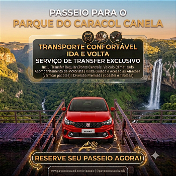 Cascata do Caracol - Transfer (Ida e Volta)