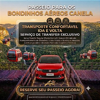 Bondinhos Canela - Transfer (Ida e Volta)