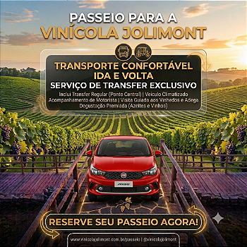 Vinícola Jolimont - Transfer (ida e Volta)